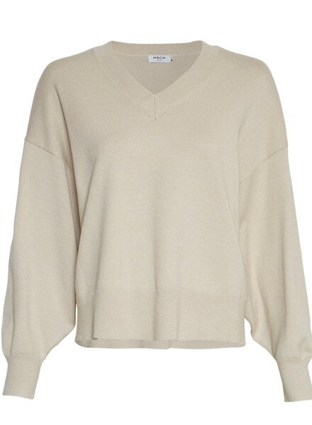 Moss Copenhagen Hanalise Rachelle V Neck Pullover Pelican