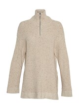 Moss Copenhagen Devion M Pullover Oatmeal/Cocoa