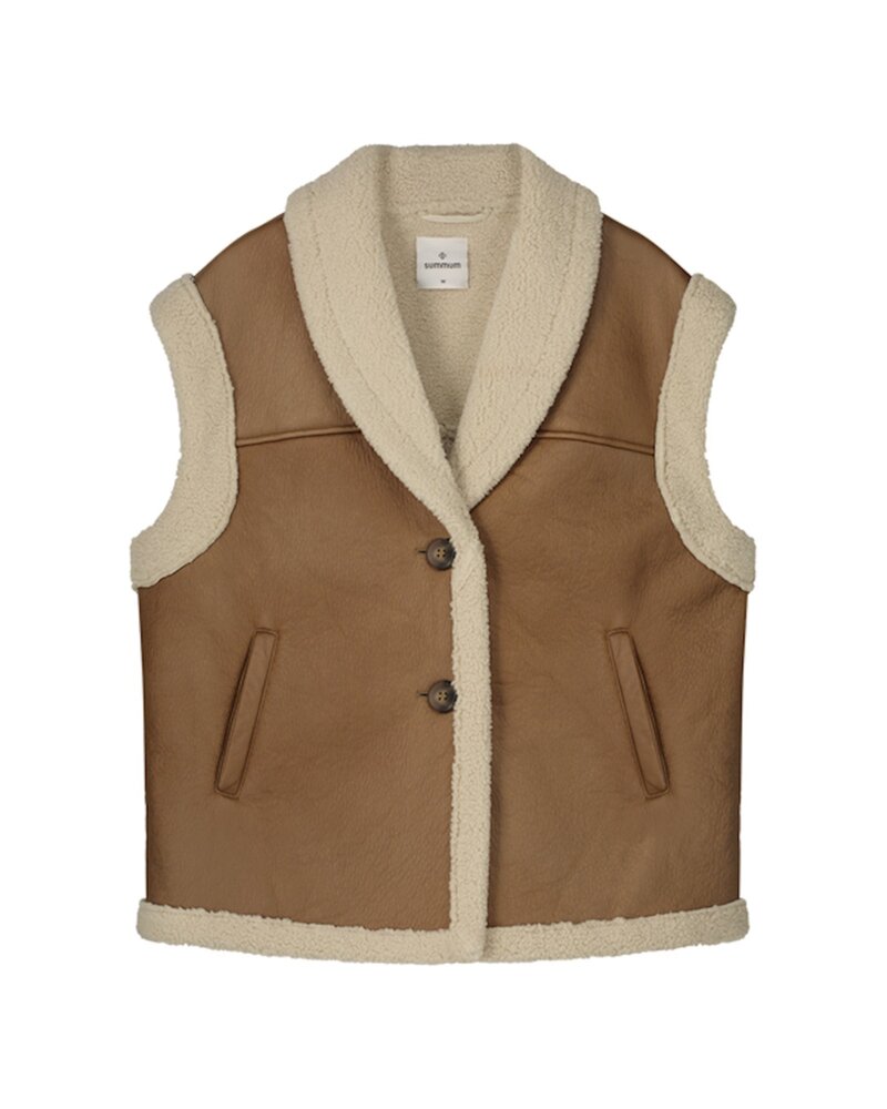 Summum Woman Gilet Lammy Wood