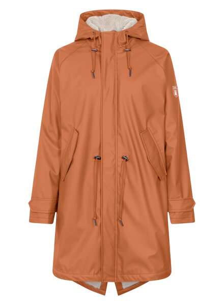 Derbe Hamburg Travel Cozy Rain Coat Cinnamon