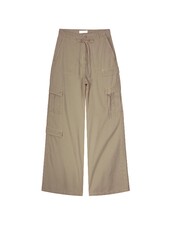 Summum Woman Wide Leg Cargo Pants Clay