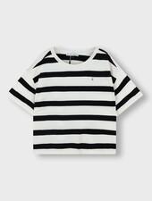 10Days Oversized Tee Stripes White/Black