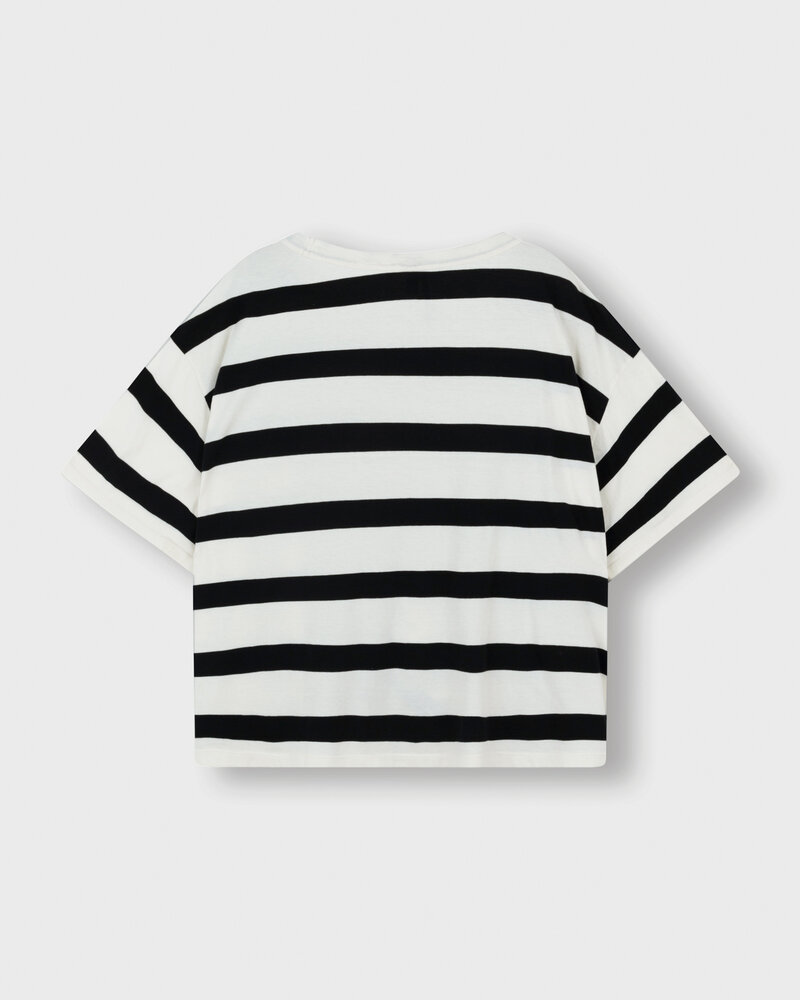 10Days Oversized Tee Stripes White/Black