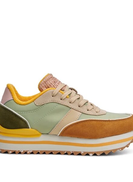 Woden Nellie II Plateau Sneaker Algae Multi