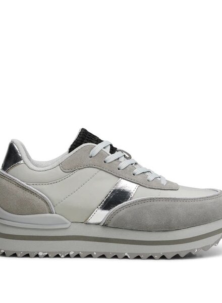 Woden Nellie II Plateau Sneaker Sea Fog Grey