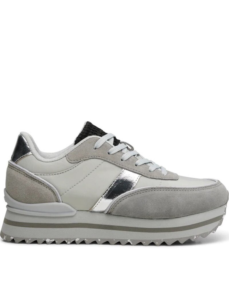 Woden Nellie II Plateau Sneaker Sea Fog Grey