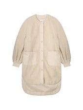 Summum Woman Jacket Teddy Ivory