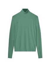 Summum Woman Turtle Neck Sweater Basic Knit Jade