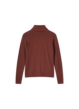 Summum Woman Turtle Neck Sweater Basic Knit Cherry