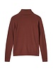 Summum Woman Turtle Neck Sweater Basic Knit Cherry