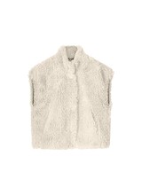 Summum Woman Gilet Teddy Ivory