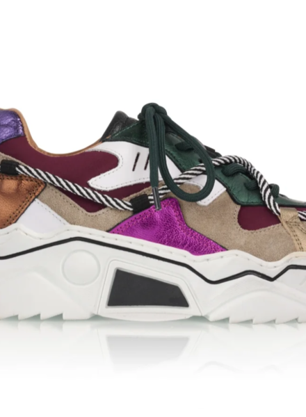 DWRS Jupiter Scuba Sneaker Bordeaux/Multi