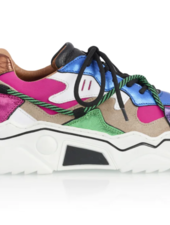 DWRS Jupiter Scuba Sneaker Pink/Dark Green