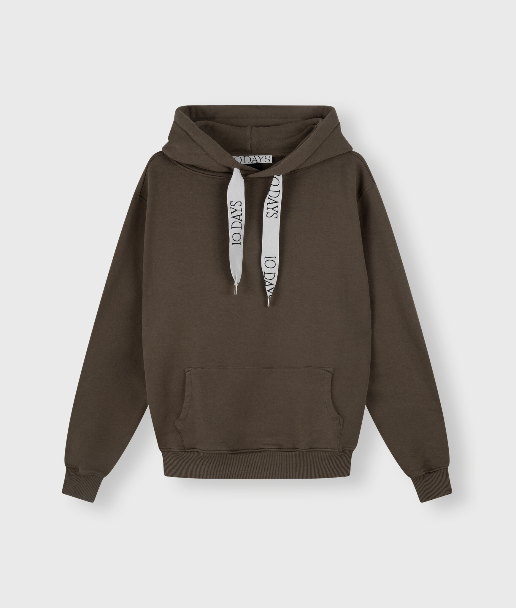 10Days Basic Hoodie Dark Moss