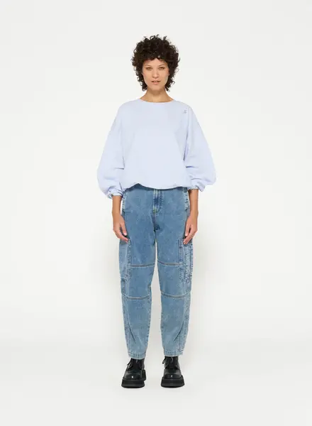 10Days Soft Denim Workwear Pants Night sky