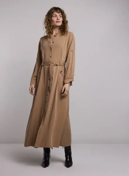 Summum Woman Dress Lyocell Desert