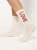 10Days Long Socks LOVE Soft White