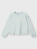 10Days Raw Edge Logo Sweater Sea Foam