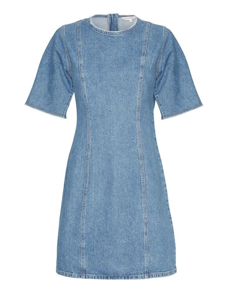 Moss Copenhagen Mairi Ada Jeans Dress Mid Blue