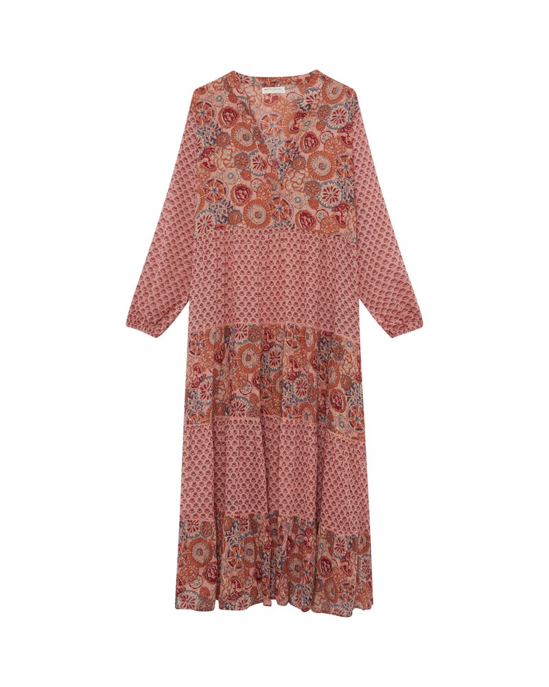 Maison Hotel Lala Dress Rust Flamingo