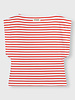 10Days Squared Proud Tee Stripes White/Poppy Red