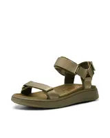 Woden Line Sandal Dark Olive