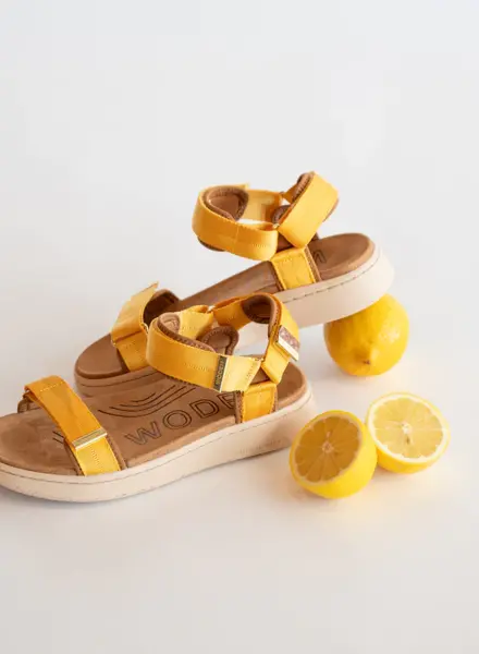 Woden Line Sandal Old Gold