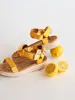 Woden Line Sandal Old Gold