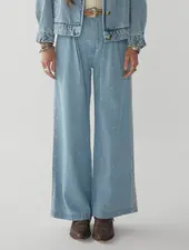 Maison Hotel Indira Pants Western Blue