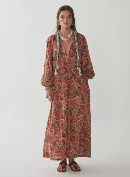 Maison Hotel Calista Dress Rust Petunia