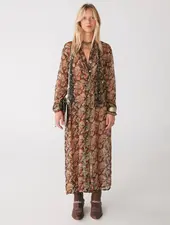 Maison Hotel Jade Dress Amber Caramel