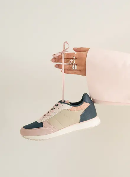 Woden Ronja Sneaker Ivory Multi