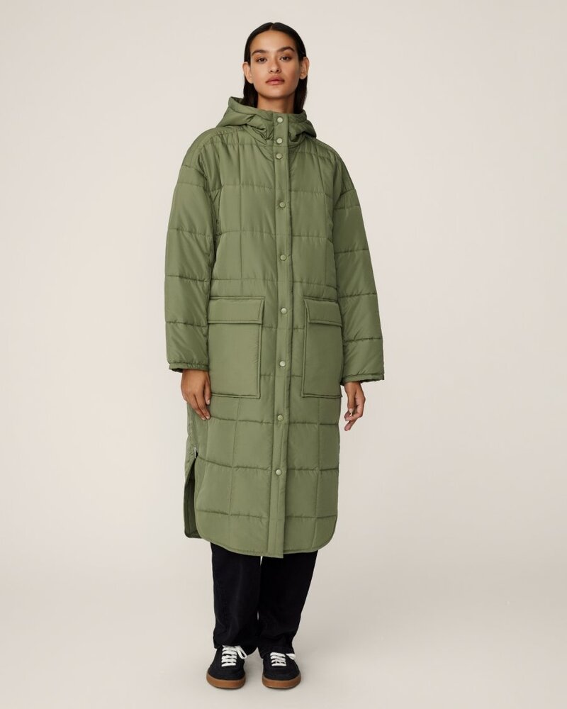 Moss Copenhagen Petulla Deya Long Jacket Four Leaf Clove