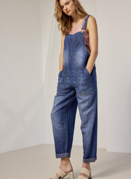 Summum Woman Denim Dungaree Cotton Denim