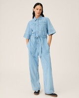 Moss Copenhagen Shayla 2/4 Jumpsuit Blue Wash