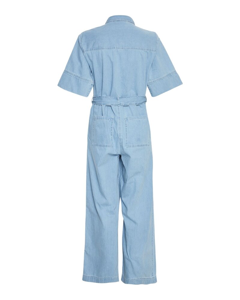 Moss Copenhagen Shayla 2/4 Jumpsuit Blue Wash