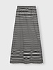 10Days Long Skirt Stripes Black/Ecru