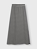 10Days Long Skirt Stripes Black/Ecru