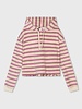 10Days Hoodie Towling Stripes Dust/Violet