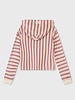 10Days Hoodie Towling Stripes Dust/Violet