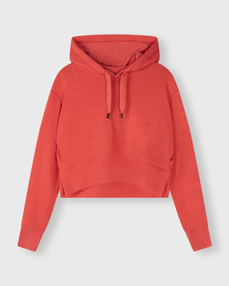 10Days Cropped Hoodie Poppy Red