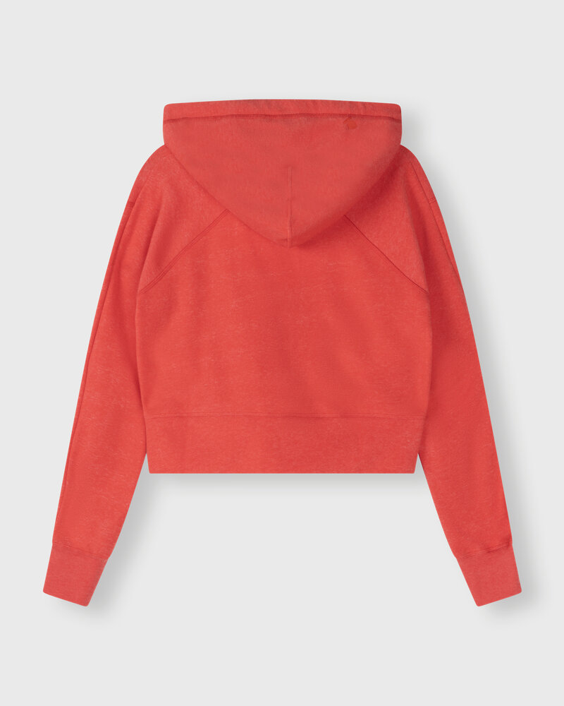 10Days Cropped Hoodie Poppy Red