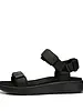 Woden Line Sandal Black