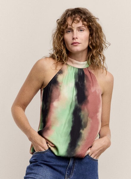 Summum Woman Singlet Cloudy Dream Print Multicolour