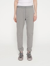 10Days Cropped Jogger Pinstripe Graphite