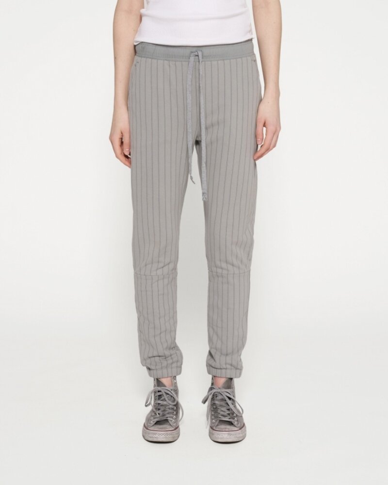 10Days Cropped Jogger Pinstripe Graphite