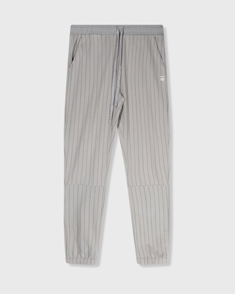 10Days Cropped Jogger Pinstripe Graphite