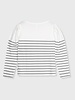 10Days Puff Long Sleeve Tee Stripe Ecru/Graphite