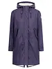 Derbe Hamburg Travel Cozy Rain Coat Purple/Offwhite