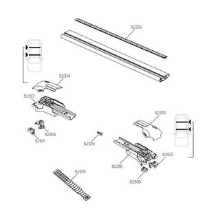 Thule Wingbar Edge components va